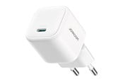 Mobile - Adapters & Chargers - Joyroom JR-TCG08 GaN Mini 20W mains charger (white) - JR-TCG08