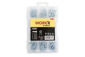 Spikar & Skruvar - Home>it Machine screws and nuts in assortment box with 210 parts - 19689