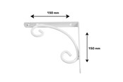 Fästen & gångjärn - Home>it peasant shelf 15 x 15 cm white - 16560