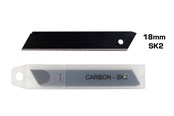 Handverktyg  - Boxer Knife blades 18mm. 10 pcs. CARBON SK2 break off - 32203