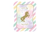 Leksaker - Haza Witbaard - Unicorn Invitations 8pcs. - PC329304