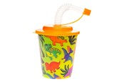 Leksaker - LG-Imports - Cup with Lid and Straw Dinosaur 12 pcs. - 8179