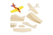 Konst- och hantverksmaterial - Colorations - Making Wooden Model Airplanes Set of 12 - CHJETSET