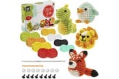 Konst- och hantverksmaterial - Craft Sensations CROCHET KIT Crochet kit ANIMALS 4 pcs. - CR1720/GE