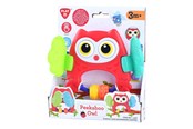 Babyleksaker - PLAY - Peekaboo Owl Rattle Red - 1578