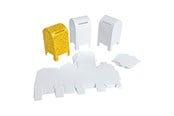 Konst- och hantverksmaterial - Colorations - Foldable Paper Mailbox Set of 20 - FOLDMAIL