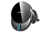 Mobile - Adapters & Chargers - Joyroom magnetic car charger JR-ZS409 wireless (black) - JR-ZS409