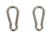 Fästen & gångjärn  - Home>it Fireman’s hook Ø4x40 mm in stainless steel 2 pcs. - 5708614204610
