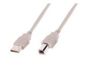 USB-kabel - DIGITUS ASSMANN - USB cable - USB to USB Type B - 1.8 m - AK-300102-018-E