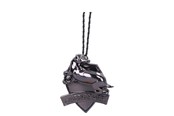 Merchandise - Nemesis Now - Harry Potter Hufflepuff Crest (Silver) julpynt - B6482X3
