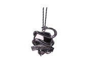 Merchandise - Nemesis Now - Harry Potter Slytherin Crest (Silver) julpynt - B6481X3