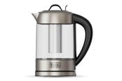 Vattenkokare - Black & Decker Vattenkokare Kettle Glass Tea Filter 1.7L - Silver - 2400 W - ES9580110B