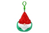 Docka, bamse och tillbehör - Ty Beanie Boo's Clip Christmas Gnome Topsy 7cm - 2011831