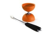 Utomhuslek - Eureka - Rubber Diabolo with Aluminum Sticks - Orange - 52515701