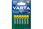Battery - VARTA Recharge AAA - 6 Pack - 56703101436