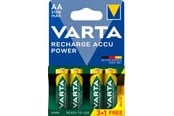 Battery - VARTA Recharge AA - 4 Pack - 56706101494