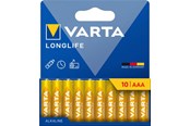 Battery - VARTA Longlife AAA - 10-Pack - 4103101761