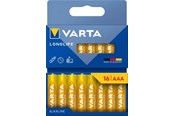 Battery - VARTA Longlife AAA - 16-Pack - 4103101716