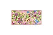 Barnrummet - Rebel Roads Legetæppe - Pink Tivoli - 95 x 200 cm - 307007