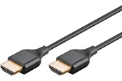 Displaykabel - Pro HDMI 2.0 Slim - Displaykabel - 5m - Svart - HDMI-HDMI-SLim-BL5