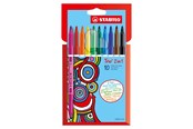 Skriv- och ritverktyg - STABILO Trio 2 in 1 - Felt-tip pen and fineliner in one - Set of 10 pieces - 223/10-01