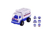 Babyleksaker - Cavallino Toys - Cavallino Police Truck Shape Sorter with 6 Blocks 26cm - 1425NL01