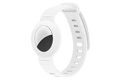 Andra mobiltillbehör - Lippa Silicone Wristband for AirTag and Smart Finder - White - LPCOVER0049