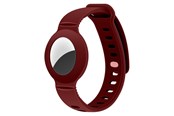 Andra mobiltillbehör - Lippa Silicone Wristband for AirTag and Smart Finder – Red - LPCOVER0051