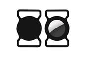 Hundar - Lippa Collar Holder for AirTag and Smart Finder – Black - LPCOVER0043