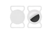 Hundar - Lippa Collar Holder for AirTag and Smart Finder - White - LPCOVER0044