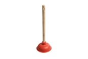 Rengöring - G.Funder Washing vacuum rubber mop with wooden handle - 5701137001681