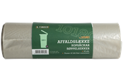 Rengöring - G.Funder Container garbage bags for 180 liter container clear plastic 10 bags per roll - standard quality - 5701137101800