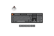 Tangentbord - Keychron K10 MAX QMK/VIA Wireless Tri-Mode - Super Brown - Gaming Tangentbord - Nordisk - Svart - K10M-H3-BO