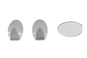 Fästen & gångjärn  - Home>it HOME It® selvklæbende krog 37 mm. - 5708614212769