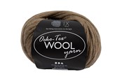 Kreativa spel - Creativ Company Wool yarn Light brown 50m - 4824585