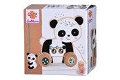 Babyleksaker - Eichhorn - Wooden Pull Animal Panda - 100003806