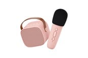 musikinstrument - Lalarma Karaoke Set - Rose - LALAR-SPEAKBLMICH-ROSE