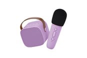 musikinstrument - Lalarma Karaoke Set - Purple - LALAR-SPEAKBLMICH-PURPLE