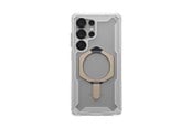 Mobile - Covers & Cases - UAG Plasma XTE w/ Magnet - Clear/Titanium - Samsung Galaxy S25 Ultra - 214467114G36