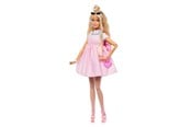 Dockor & Tillbehör - Barbie Deluxe Style Doll #3 in Pastel Pink Dress with Oversized Bow and Blode Hair - HYV27