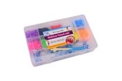 Konst- och hantverksmaterial - Johntoy - Loom Bands Set in Storage Box 3000pcs. - 29651