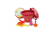 Utomhuslek - CompactToys 7in1 Sandtoys // Red - 7in1-red