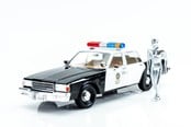 Modellbil - Greenlight 1/18 Artisan Collection - Terminator 2 (1991) - 1987 Cheverolet Caprice with Android - 0810027493736