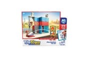 Byggset - Tile Town Brandstation, Magnetiskt Byggset 46 delar - 90305