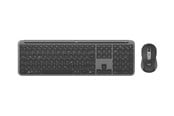Tangentbord - Logitech Signature Slim Combo MK950 - Tastatur & Mus set - Tysk - Grå - 920-012483