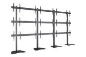 Väggfäste, AV-Möbel - Multibrackets M Pro Series stand - for 12 LCD displays - video wall - black - Max 320 kg - recommended for 65" - 7350022738690