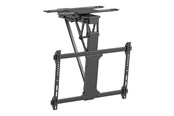 Väggfäste, AV-Möbel - Multibrackets M mounting kit - Flip & Turn - for flat panel - motorised - black - Max 35 kg - recommended for 75" - 7350022739956