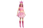 Dockor & Tillbehör - Barbie A Touch of Magic Unicorn Doll with Pink Hair - HRR13