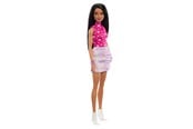 Dockor & Tillbehör - Barbie Fashionistas Doll #215 With Black Straight Hair & Iridescent Skirt - HRH13