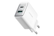 Mobile - Adapters & Chargers - Joyroom TCF15 Dual-Port (A+C) 30W Power Charger (white) - JR-TCF15